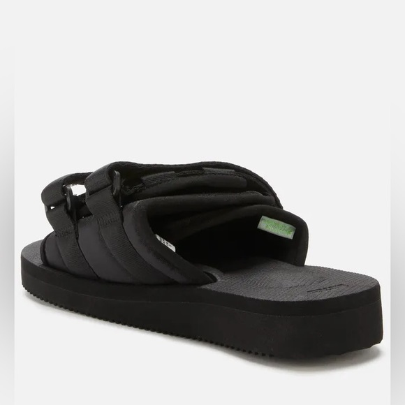 Suicoke Moto-Cab Nylon Slide Sandals - Black - Picture 2 of 8